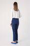 Indigo Lycra Cigarette Trousers - 4