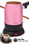 Foam Pink Double Mouth Stainless Steel Electric Coffee Pot - 3