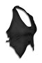 Bella Vest Top - Black Lace-Up Vest, Bustier, Blouse - 5