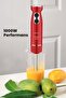 Maximix Red 1000 Watt 4 Blades Stainless Steel Turbo Speed Adjustable Hand Blender - 5