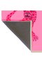 Alya Collection Pink Heart Detailed Leopard Patterned Woven Base Modern Decorative Carpet Alya10 - 4