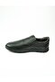 107015 Black Leather Five Point Men's Casual Shoes - 3
