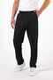Men's Black Baggy Straight Leg Loose Fit Summer Comfortable Cotton Sweatpants - 5