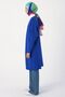Cobalt Blue Open Front T-sleeve Knitwear Cardigan - 3