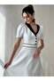 British Elegance Collar Detail Dress - 3