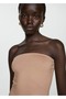 Short Lining Strapless Dress - 5
