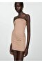 Short Lining Strapless Dress
