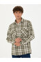 Khaki Lumberjack Oversize Shirt 50274651-Vr027