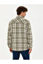 Khaki Lumberjack Oversize Shirt 50274651-Vr027 - 5
