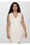 Dress with Pockets and Belt - 6