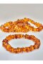 Damla Amber Cognac Color Unisex Bracelet 20 cm Certified