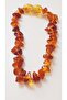 Damla Amber Adult Bracelet 18 cm Caramel Color - 3