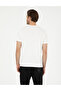 White Slim Fit 100% Cotton Crew Neck T-Shirt 50293165-Vr013 - 5