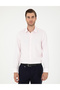 Light Pink Slim Fit Dobby Long Sleeve Shirt 50294742-Vr078 - 3