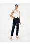Navy Blue Fabric Trousers 50290383 -Vr033 - 3