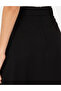 Black A-Line Woven Skirt 50292648 -Vr046 - 6
