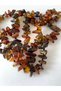 Migraine Stone Adult Amber Fossil Necklace 60 cm - 2