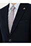 Navy Blue Slim Fit Striped Suit 50292210-Vr033 - 7