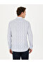 Blue Slim Fit Long Sleeve Shirt 50273552-Vr036 - 5