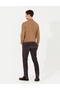 Dark Gray Slim Fit Velvet Canvas Trousers 50259715-Vr080 - 4
