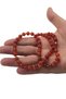 Carnelyan Agate Necklace 8mm Facet Cut 308-4 - 4