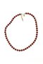 Carnelyan Agate Necklace 8mm Facet Cut 308-4 - 2