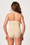 2088 Model Women's Seamless Front Graffed Slip Corset - Skin Color - 3