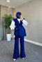 Hürrem Vest Set Cobalt Blue - 4