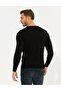 Black Slim Fit Crew Neck Sweater 50258663-Vr046 - 5