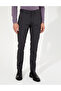 Dark Gray Slim Fit Linen Blend Canvas Trousers 50259760-Vr080 - 2