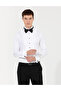 White Ex. Slim Fit Tuxedo Shirt 50258977-Vr013 - 3