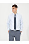 Light Blue Slim Fit Long Sleeve Classic Shirt 50258981-Vr003