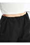 Xside Black Women's Elastic Waist Straight Parachute Pants - 3