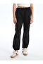 Xside Black Women's Elastic Waist Straight Parachute Pants - 2
