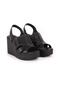 2310801Y Women's Genuine Leather High Padded Sole Sandals - 3
