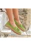 Step More Z1606 Women's Daily Genuine Suede Leather Jute Sole Tassel Shoes - 3