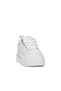 25Y492 Women's Genuine Leather High Sole Stone Sneaker Sports Shoes - 2