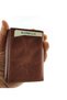 Nentes Leather Mechanism Men's Card Holder-Tan - 3