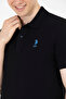 Men's Black Basic Polo Neck T-Shirt 50262969 -Vr046 - 7