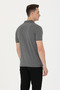 Anthracite Melange Men's Polo Neck T-Shirt - 50262969 -Vr081 - 5