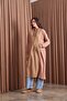 Garnished Long Sweatshirt Camel Loose Fit - 3