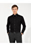 Black Slim Fit Tuxedo Shirt 50251063-Vr046 - 3