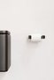 Lifetime Stainless Steel - Matte Black Adhesive Toilet Paper Hanger, WC Paper Hanger - 3