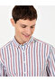 Orange Slim Fit Long Sleeve Shirt 50252489-Vr051