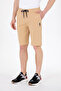 Men's Camel Knitted Shorts 50263258-Vr015 - 2