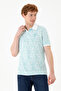 Men's Mint Polo Neck T-Shirt 50263268-Vr090 - 3