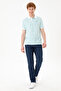 Men's Mint Polo Neck T-Shirt 50263268-Vr090 - 4