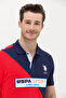 Men's Red Polo Collar T-Shirt 50263339 -Vr030 - 2