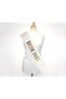 White with Gold Big Bride to Be Written Glittery Sparkling Sash Belt 10 cm Width - 2