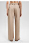Wide Leg Beige Trousers1010638-86596 - 5